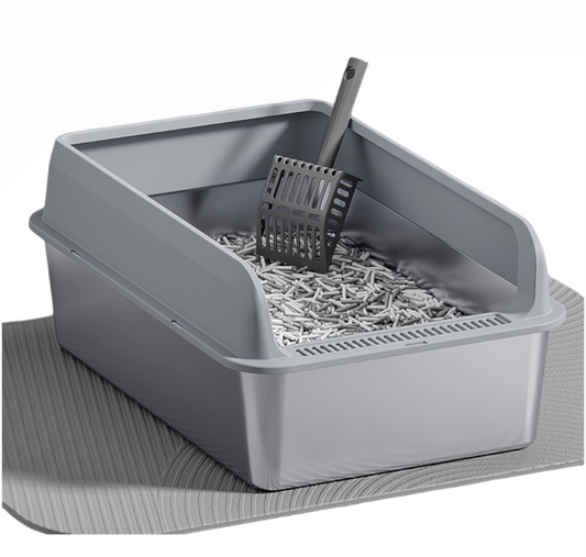 Premium Stainless Steel Cat Litter Box